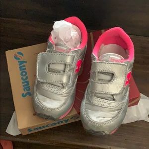 Saucony Toddler Jazz Pink/Silver 9